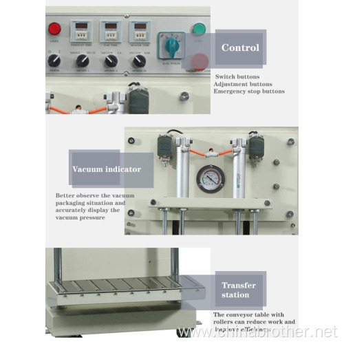 Food Meat Vertical Packing Sealing Machine Outside Vacuum